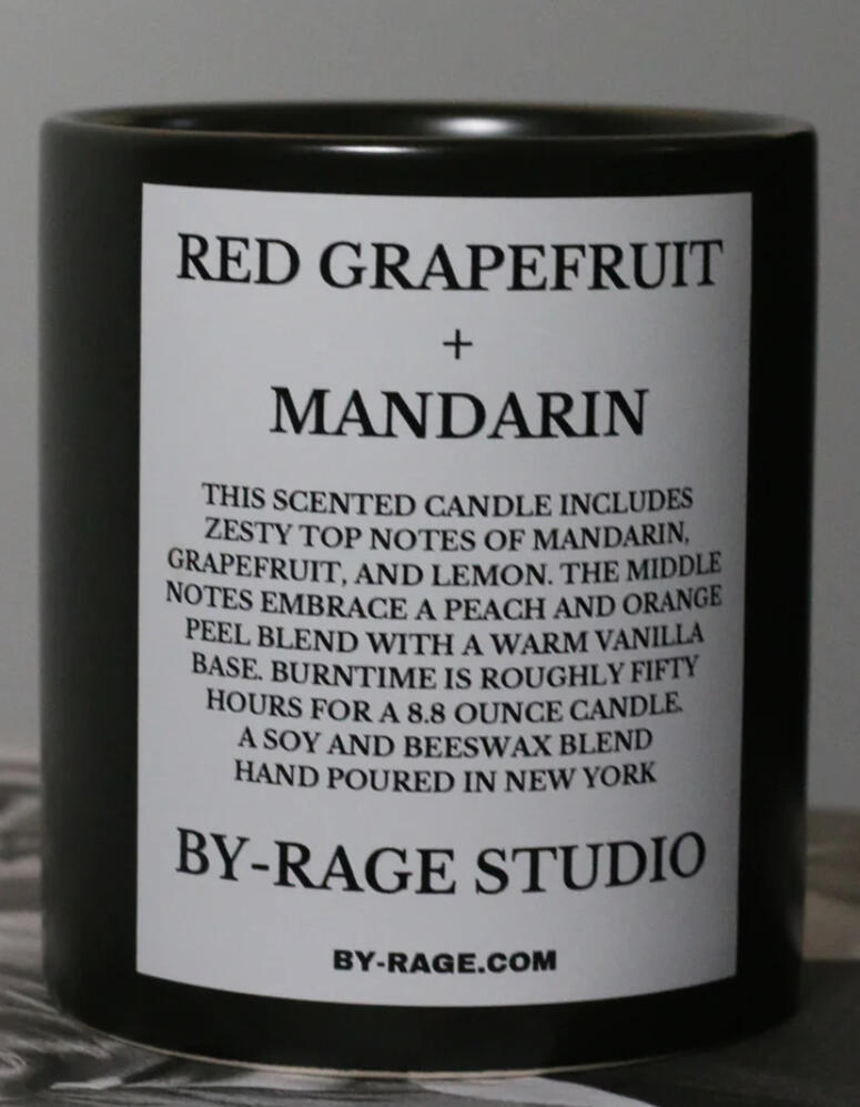 Red grapefruit and mandarin